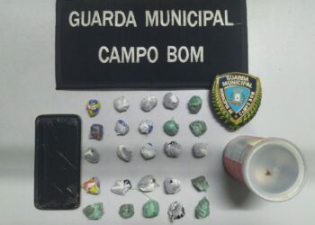 Guarda Municipal de Campo Bom realiza prisão por tráfico de drogas