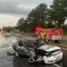 Acidente com oito vítimas e dois carros em chamas é registrado na RS-239, trecho de Sapiranga