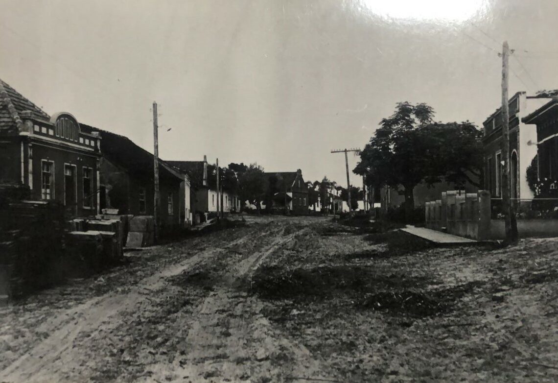 Centro de Sapiranga, na década de 60.