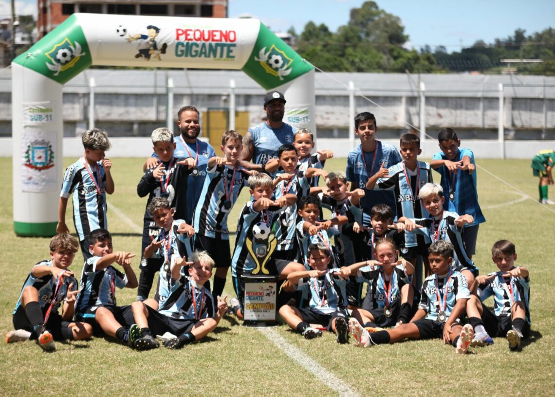 Grêmio venceu a categoria Sub-11. Foto: Guilherme Werlang