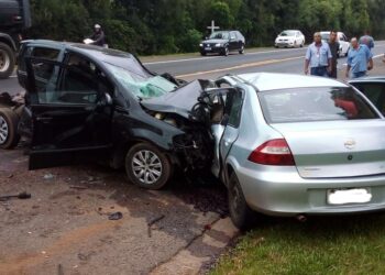 Carro com placas de Sapiranga se envolve em acidente com morte em Portão