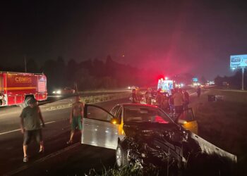 Três feridos em acidente na RS-239 em Araricá