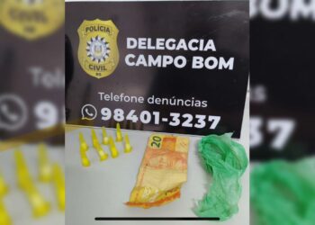Polícia Civil de Campo Bom prende homem em flagrante por tráfico de drogas