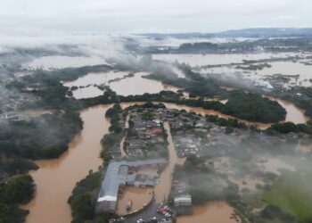 Campo Bom registra uma das maiores enchentes da história
