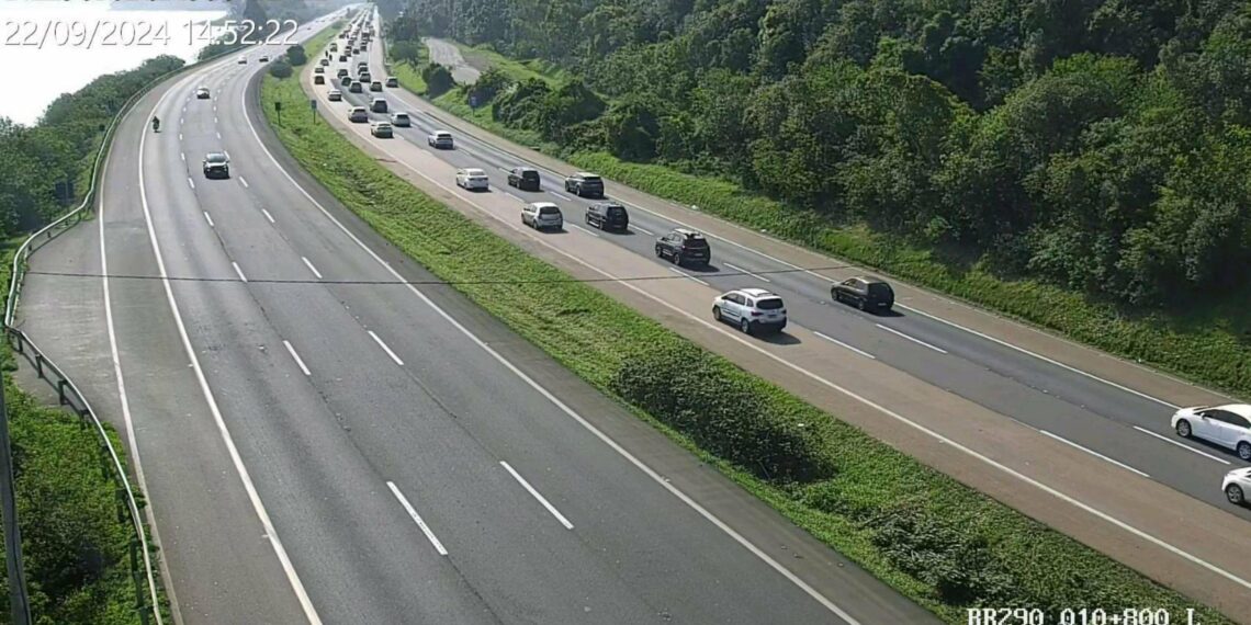 Retorno de feriado provoca congestionamentos nas rodovias da região