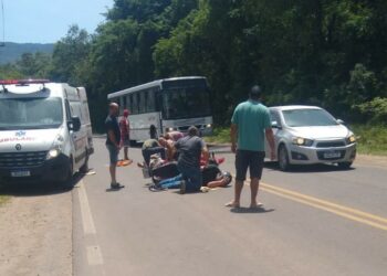 Grave acidente deixa feridos no acesso de Nova Hartz