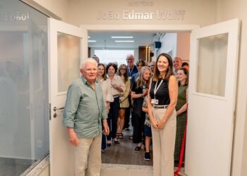 Hospital Sapiranga inaugura auditório em homenagem a João Edmar Wolff