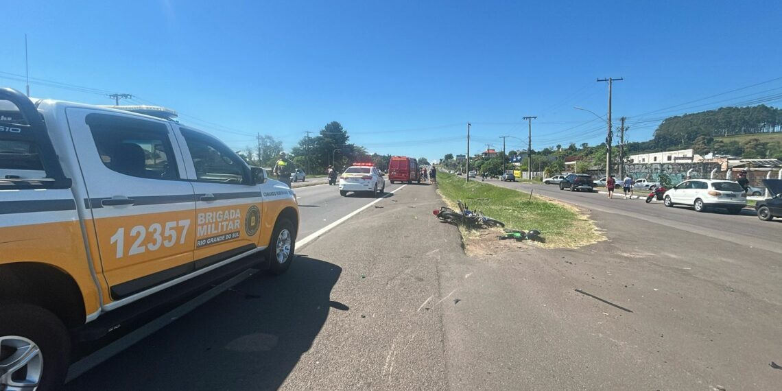 Grave acidente entre motocicletas deixa dois feridos na RS-239