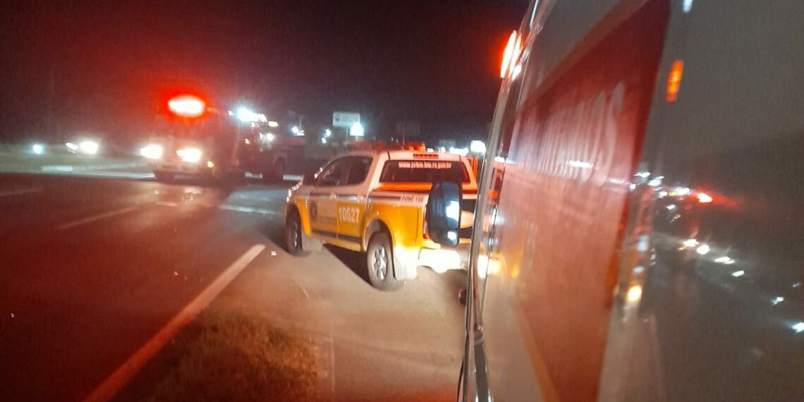 Vítima de acidente na RS-239 é socorrida em estado grave