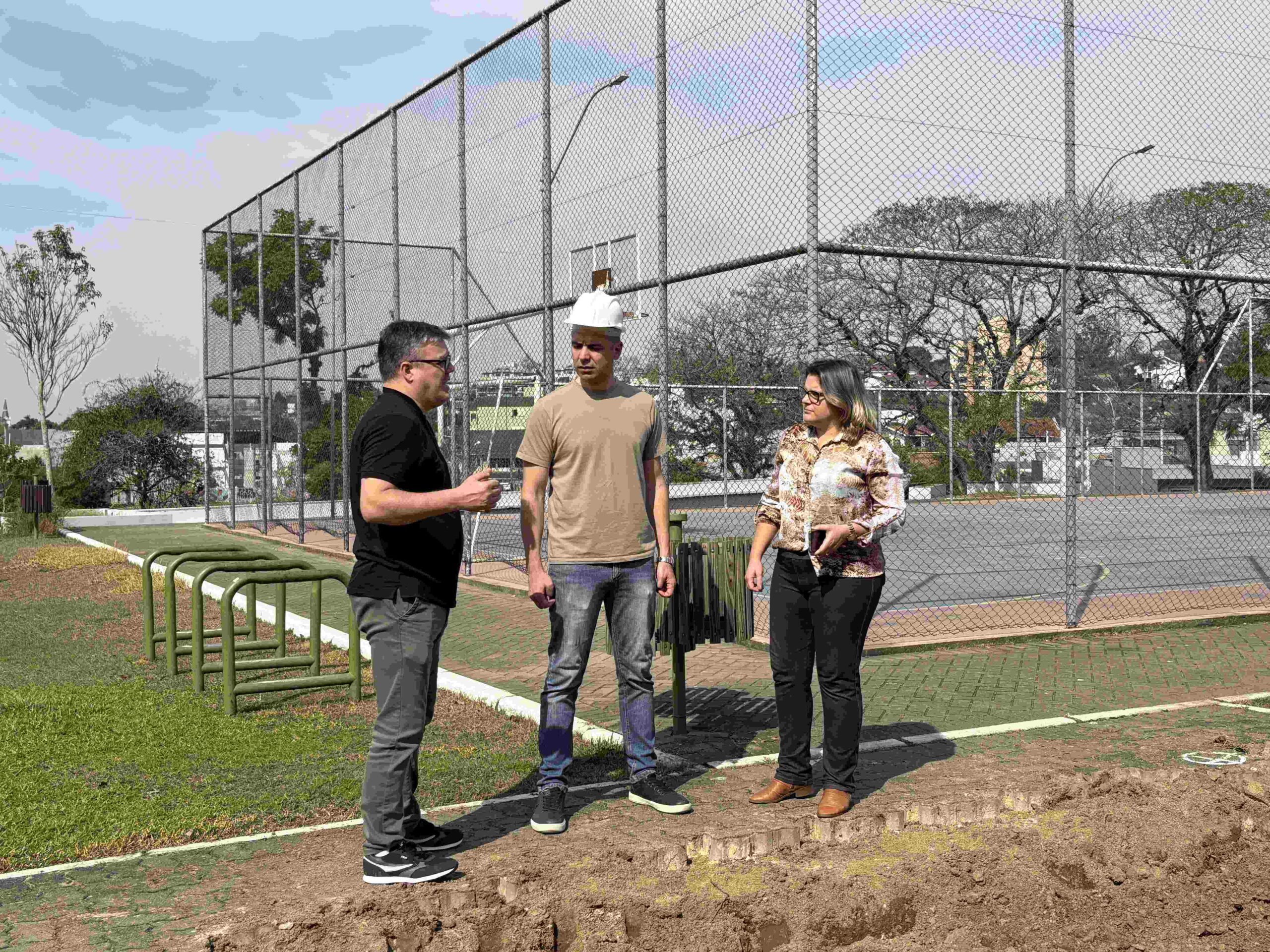 Sapiranga inicia construção de quadras no Parque do Imigrante