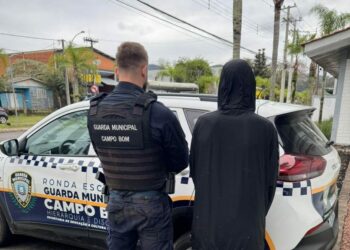 Foragido é preso após tentar fugir da Guarda Municipal de Campo Bom
