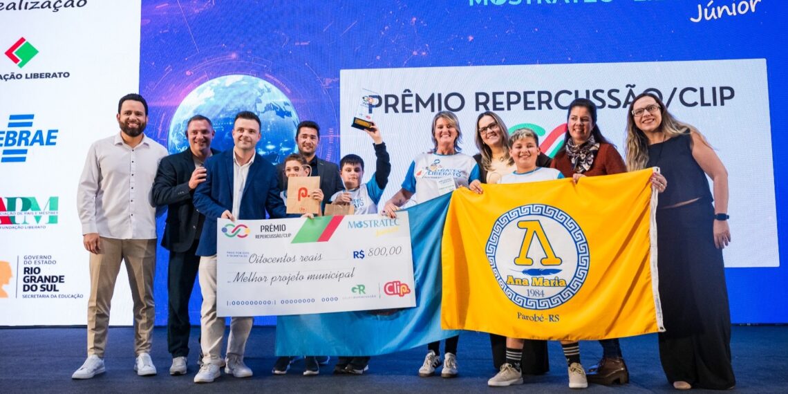 Prêmio Repercussão/Clip reconhece os melhores projetos na Mostratec-Liberato Júnior