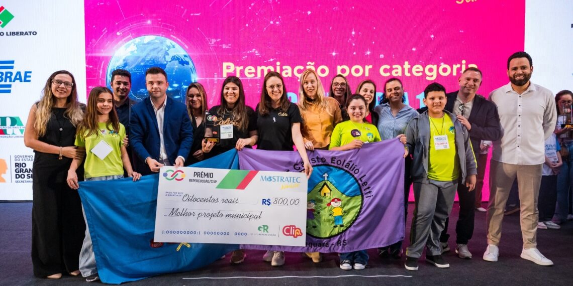 Prêmio Repercussão/Clip reconhece os melhores projetos na Mostratec-Liberato Júnior