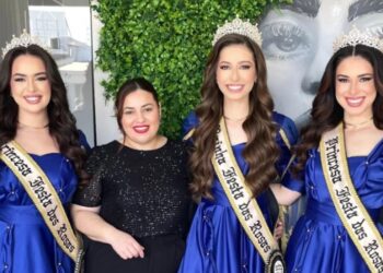 Soberanas recebem atenção com maquiagem e penteado de salão sapiranguense