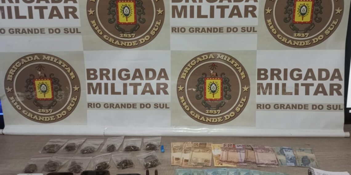 Brigada Militar prende homem por tráfico de drogas em Nova Hartz