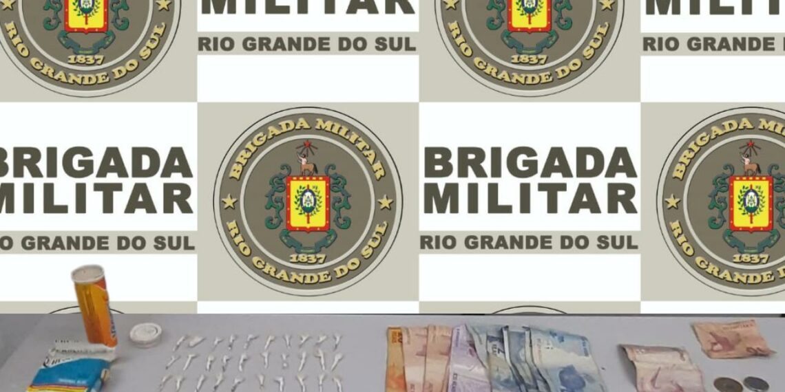 Brigada Militar prende dupla por tráfico de drogas em Campo Bom