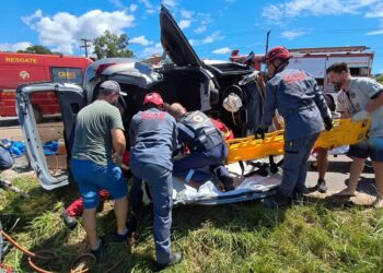 Seis vítimas foram socorridas no grave acidente na RS-239, em Nova Hartz