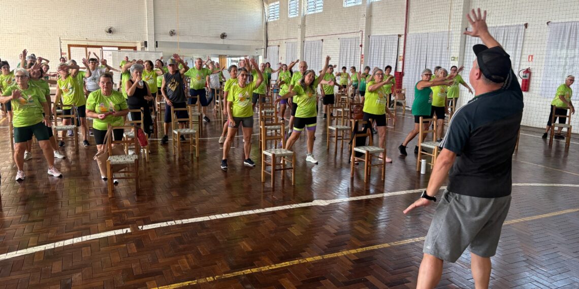 Projeto Esporte e Saúde movimenta a terceira idade em Dois Irmãos