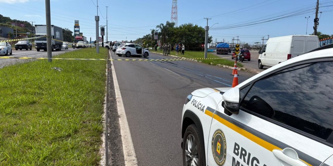 Criminosos trocam tiros com a polícia na RS-239; um bandido foi morto e outros três presos