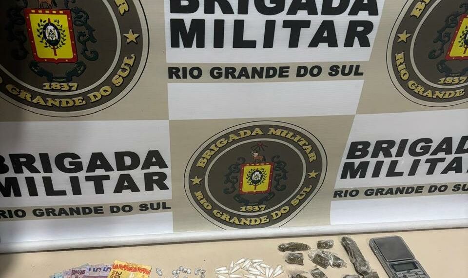 Brigada Militar prende homem por tráfico de drogas em Sapiranga