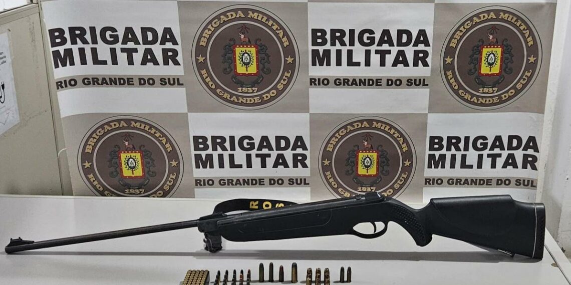 Brigada Militar de Sapiranga realiza prisão por posse ilegal de arma de fogo