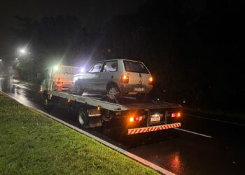 Motorista sofre lesões após colisão traseira entre veículos na RS-239